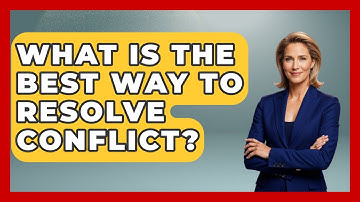 What Is The Best Way To Resolve Conflict? - Job Success Network