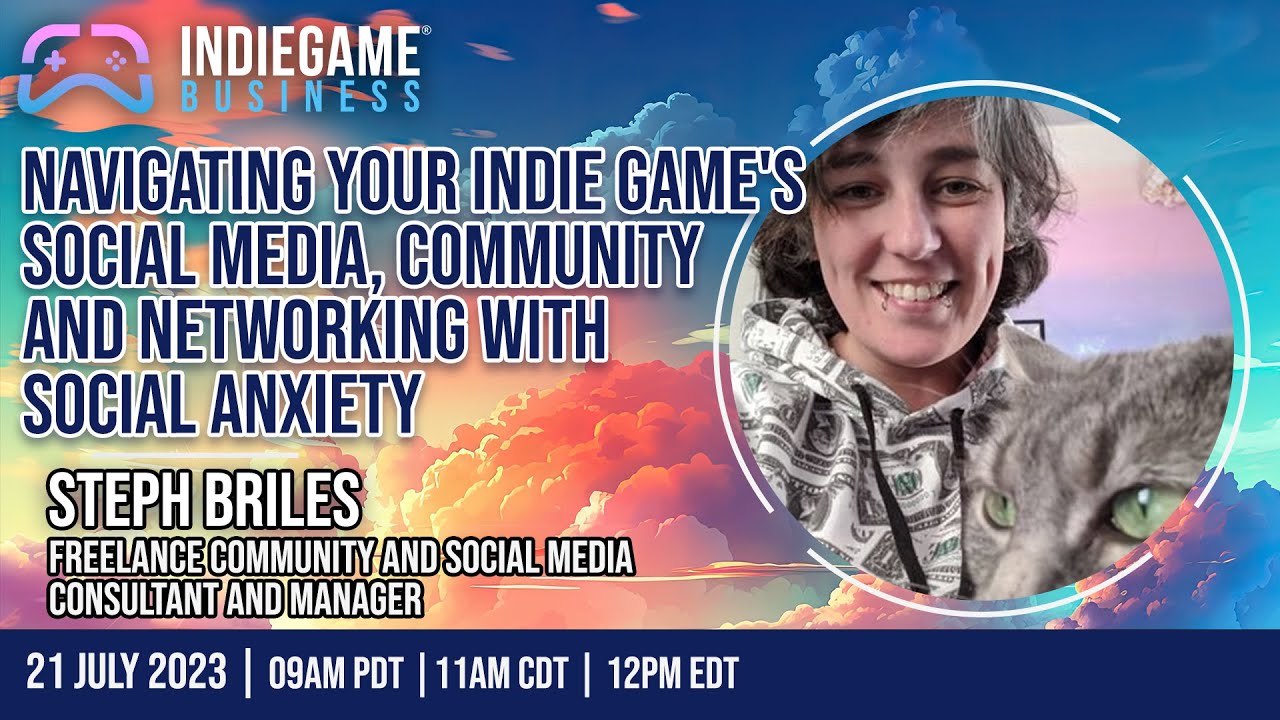 Podcast Highlight - Navigating your indie game's social media and networking with social anxiety