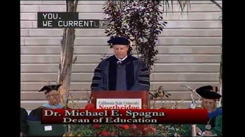 CSUN Commencement 2013: Eisner College of Education