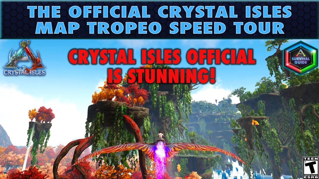 The Official Crystal Isles Map Tropeognathus Speed Tour Youtube