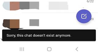 💬 MS Teams Sorry this chat doesnt exist anymore