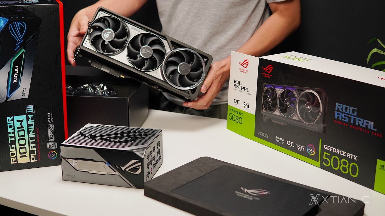 Unboxing Experience - ROG Astral RTX 5080 16GB GDDR7 OC Edition ft