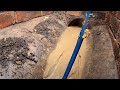 Drain Unblocking - Satisfying Manhole View with Sounds