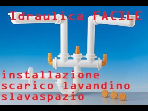 Scarico e sifone lavello cucina 