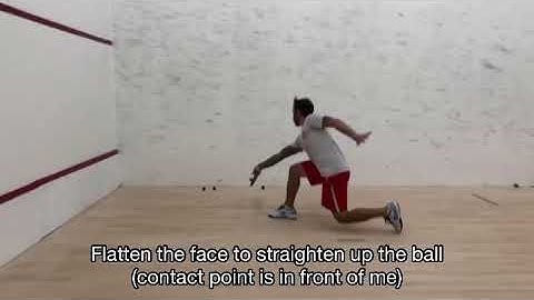 Serious Squash: How To Play The Forehand Counter Drop