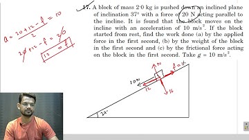 HC verma chapter 8 work power energy exercise question 16 solution