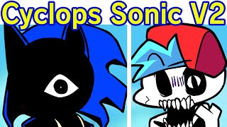 Friday Night Funkin' Speed.GIF | VS Cyclops DEMO V2 UPDATE (Sonic, Tails \u0026 Knuckles) (FNF Mod)