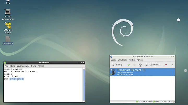 How to install and connect to Bluetooth headset  LINUX/DEBIAN part 2