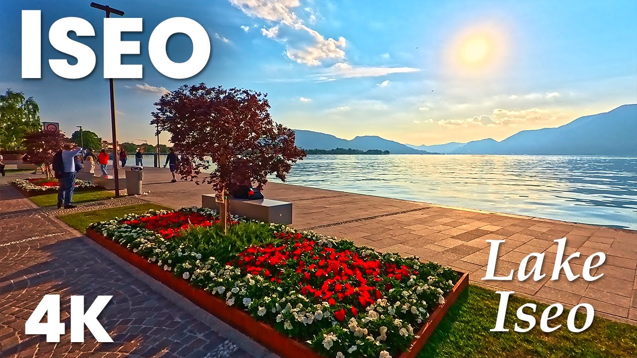 Полный тур по Изео в 4K – Озеро Изео – Италия 2025