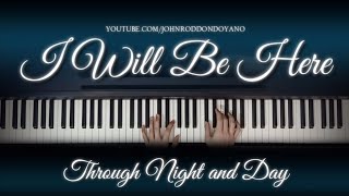 Through Night And Day's OST - I Will Be Here | Piano Cover with Violins видео