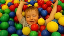 Playground fun place - Play for children - the center ground - playground with balls - playroom