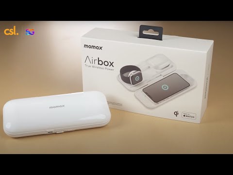 csl手機專員開箱：Momax Airbox 4-in-1 全無線充電器