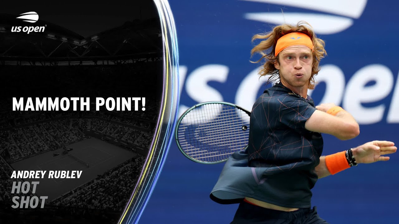 Andrey Rublev Wins Mammoth Point! 2023 US Open