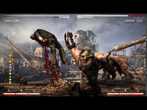 Mortal Kombat XL: Ferra/Torr 0Bar Overhead into 32% bnb combo