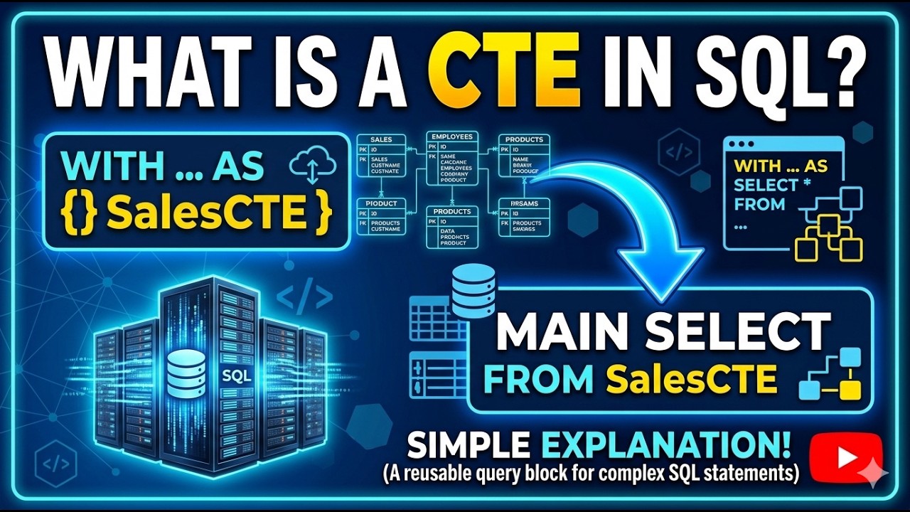 STOP Using Subqueries! Learn CTEs in SQL Like a Pro 🤯📘 - YouTube