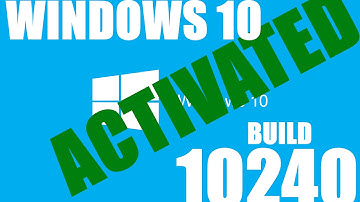 How To Activate Windows 10 RTM Build 10240