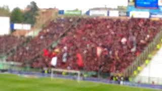 Tifosi del Foggia a Parma! Incredibile la potenza del tifo rossonero contro i padroni di casa