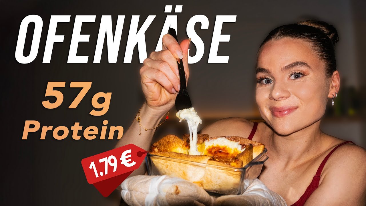 1,79€ für 57g Eiweiß: Ofenkäse aus 4 Zutaten!