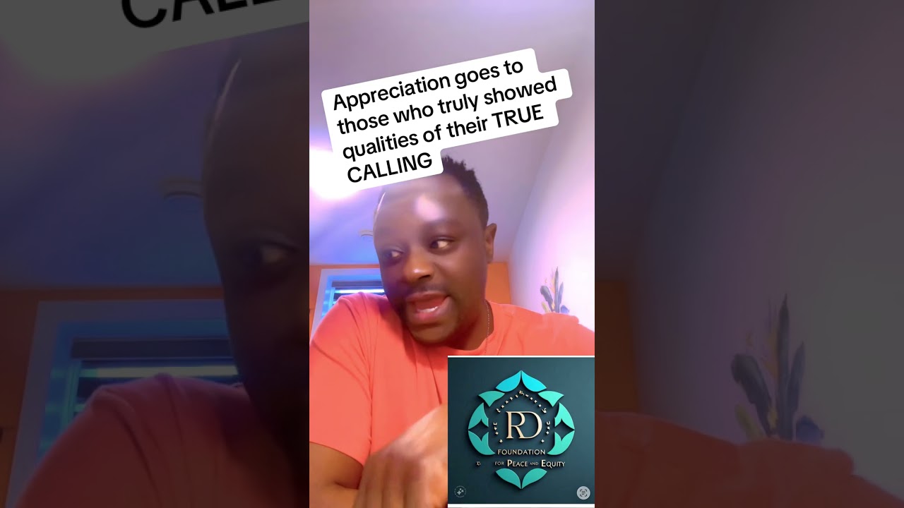 Appreciation goes to those who truly showed qualities of their TRUE CALLING