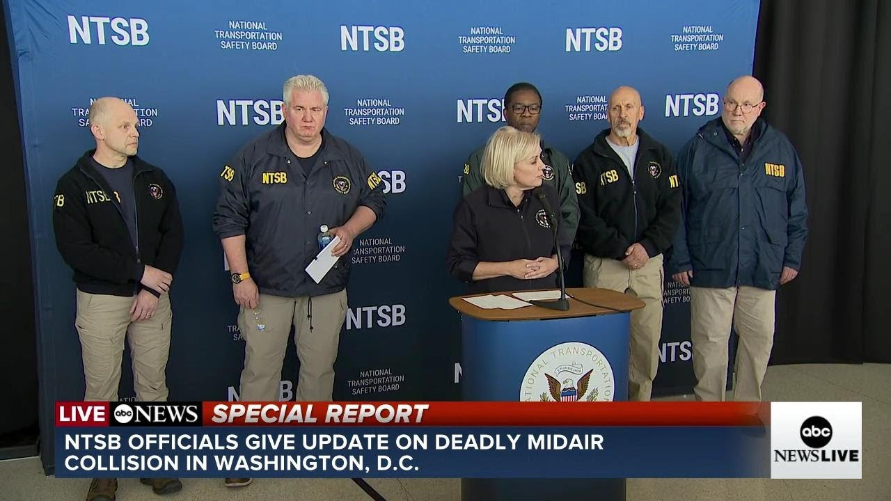WATCH FULL: NTSB provides update on DC plane crash - YouTube