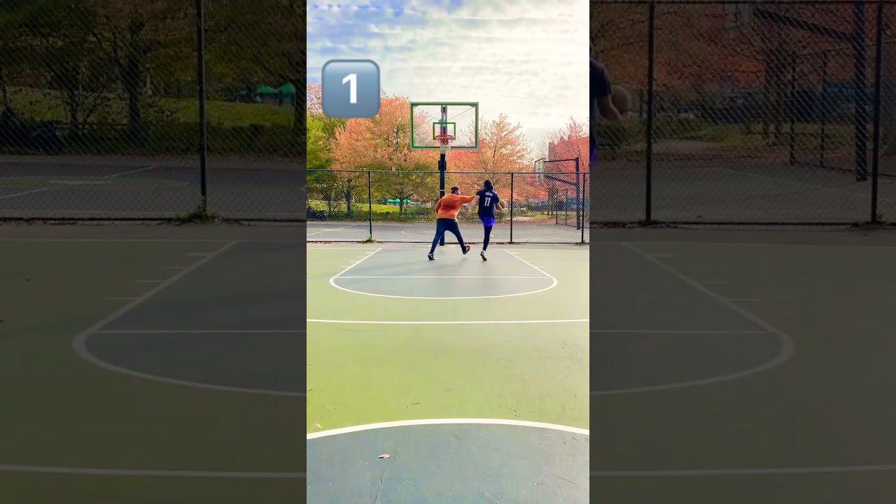 BASKETBALL- Which CLIP was better?🤔1️⃣or2️⃣🏀🔥💩 #basketball #shorts #sports #nba #1v1