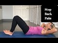 STOP Back Pain With Ab Exercises