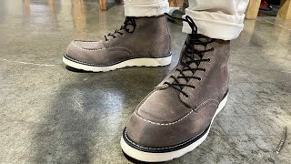 red wing suede moc toe
