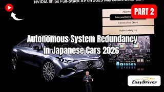 Autonomous System Redundancy in Japanese Cars 2026 | Part 2