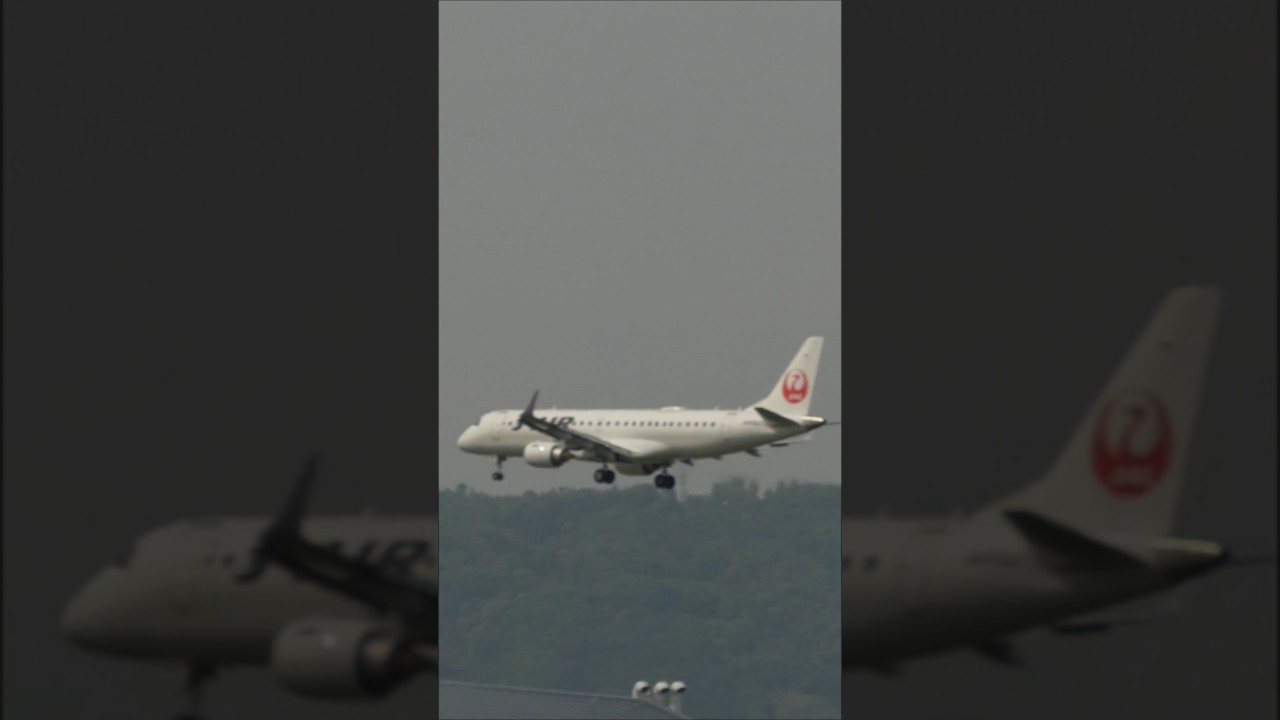 まもなくタッチダウン J−AIR E−170 #shorts
