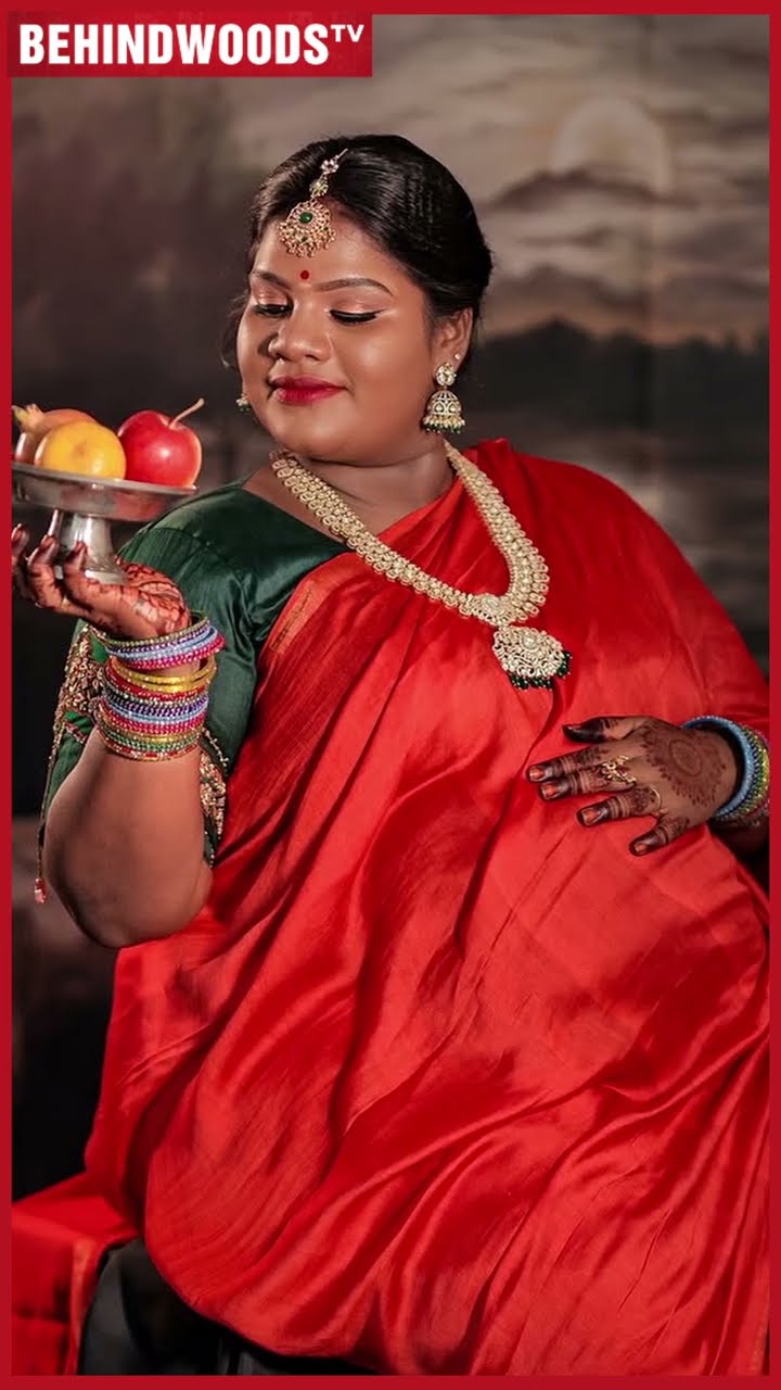 Indraja Baby bump photoshoot ? Cute-ஆ pose தந்த Indraja,Thodarvom Karthick
