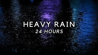 Heavy Rain 24 Hours Sleep FAST, End insomnia & Sleep Longer