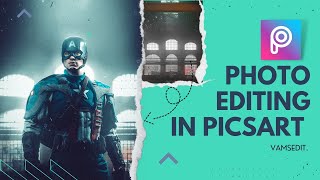 Picsart Mobile - Captain America Photo Manipulation 🔥🔥 - vamsEdit. screenshot 1