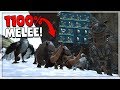 STEALING INSANE TAMES ON DAY 1! - ARK Small Tribes PvP