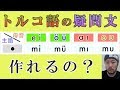 【文法解説#6】トルコ語で疑問文を作れる？「疑問の付属語」とは？