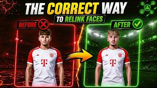The Correct Way To Relink Faces │ PES 2021
