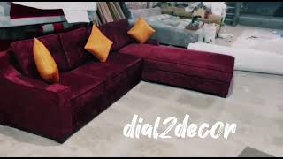 Beautiful 6 Seater Hibiscus Sofa Set