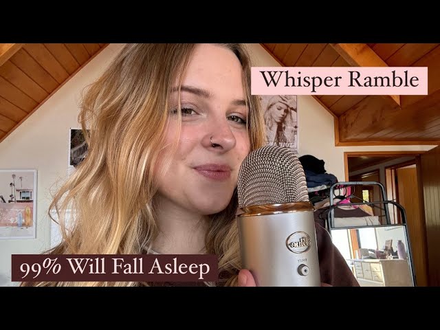 ASMR Whisper Ramble Close And Personal