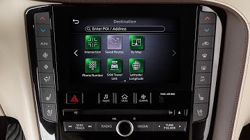 2021 INFINITI QX50 - Setting a Destination (if so equipped)