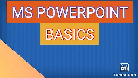 MS POWER POINT BASICS FOR APPSC CPT #APPSC #APPSCCPT #CPTFORPSGRADEV&VRO #TSPSC