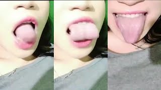 Live TikTok Viral Mainin Lidah | Cewe Cantik Live Mainin Lidah Di Tiktok Bikin Tegang !!