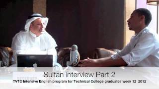 TVTC Sultan Mohammed interview Part 2.m4v