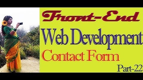 front-end web development (HTML, CSS,JS) ICT gurukul part-22-contact form!