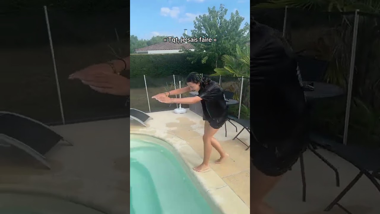 C’est comme ça qu’on fait un plongeon #shorts #youtubeshorts #trending #viral #shortvideo #funny