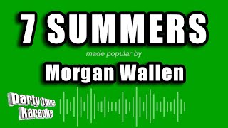 Morgan Wallen - 7 Summers (Karaoke Version)