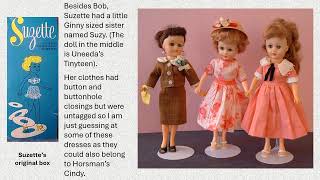 Bob and  Suzette, Uneeda dolls from the 1950s