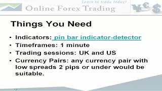 1 Minute Forex Scalping Strategy With Pin Bars And Trendlines 1 Minute Forex Scalping Strategy With Pin Bars And Trendlines