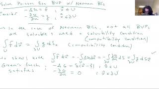 Nov 11 (Pt2): Poisson Eqn -- Neumann Boundary