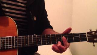 Video thumbnail of "mississippi river blues - Guitar tutorial"