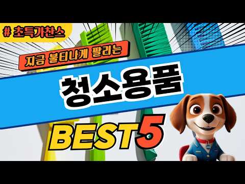 실사용 만족도 높은 청소용품 TOP5