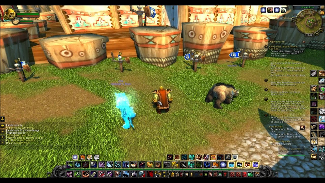 Mop Beta Hunter lvl 90 talents YouTube